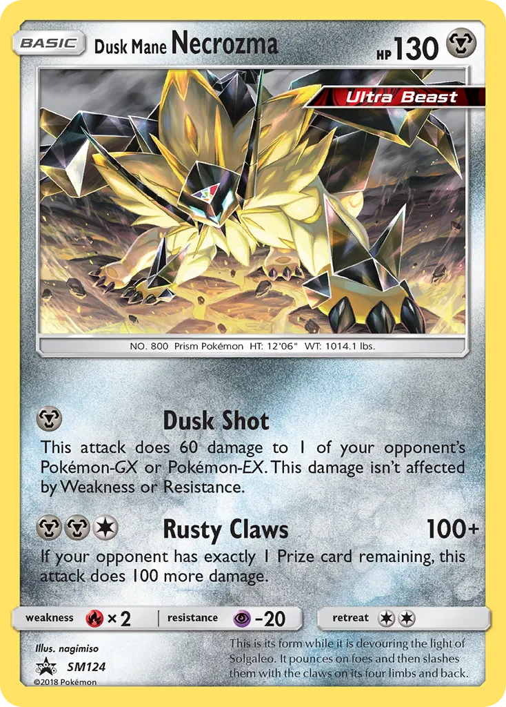 Dusk Mane Necrozma - SM Black Star Promos