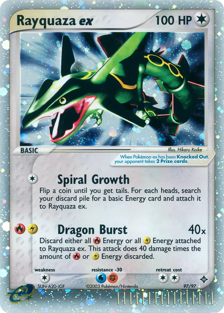 Rayquaza ex - Dragon