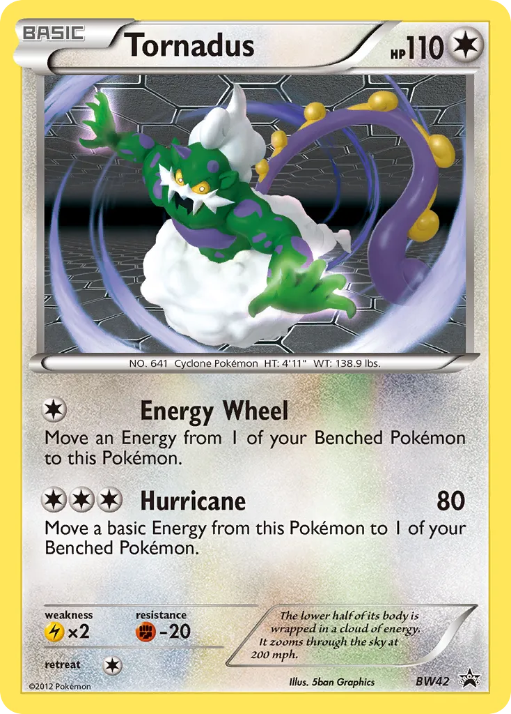Tornadus - BW Black Star Promos