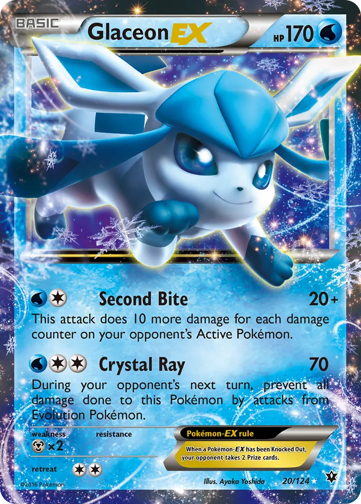 Glaceon-EX - Fates Collide