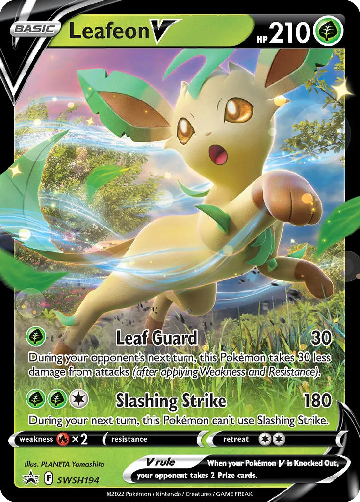 Leafeon V - SWSH Black Star Promos