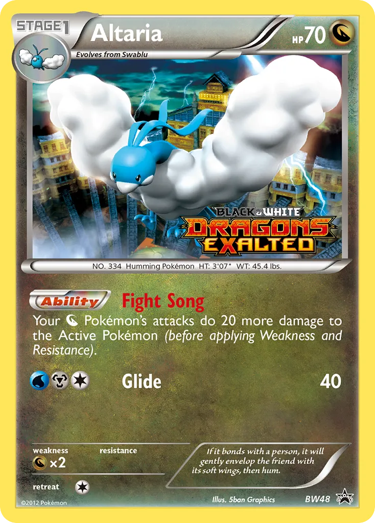 Altaria - BW Black Star Promos