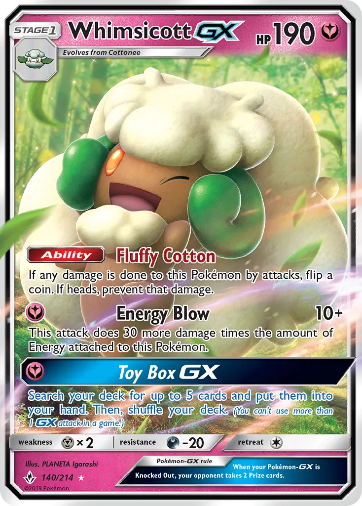 Whimsicott-GX - Unbroken Bonds
