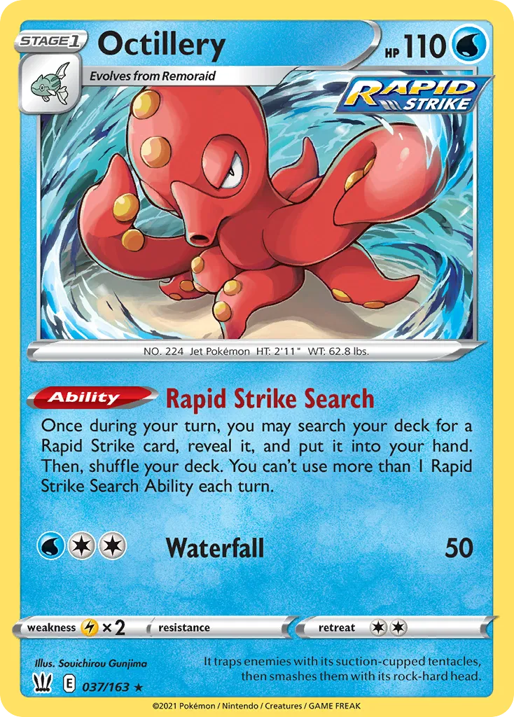 Octillery - Battle Styles