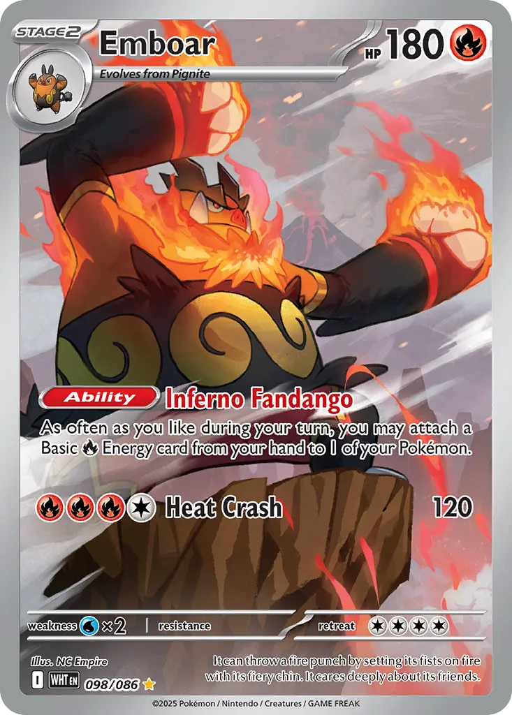 Emboar - White Flare