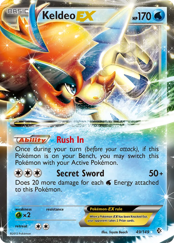 Keldeo-EX - Boundaries Crossed