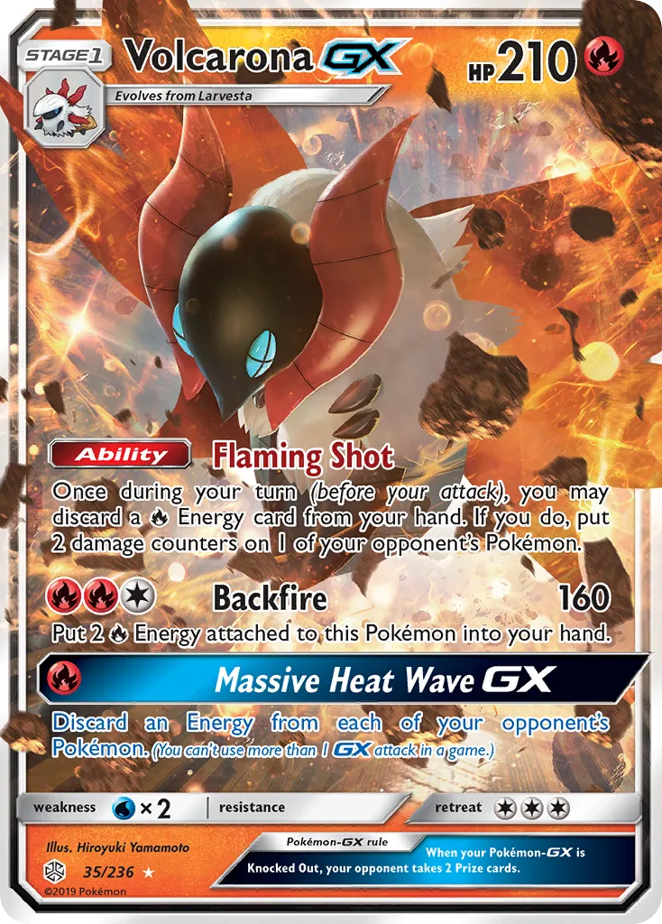 Volcarona-GX - Cosmic Eclipse