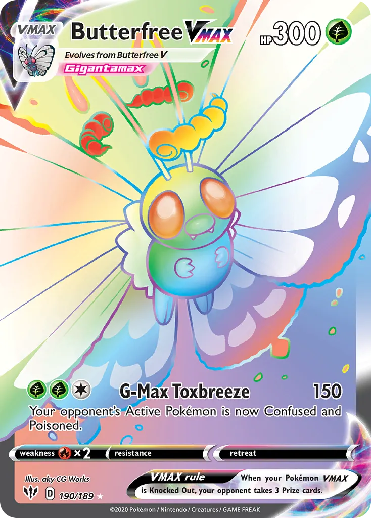 Butterfree VMAX - Darkness Ablaze