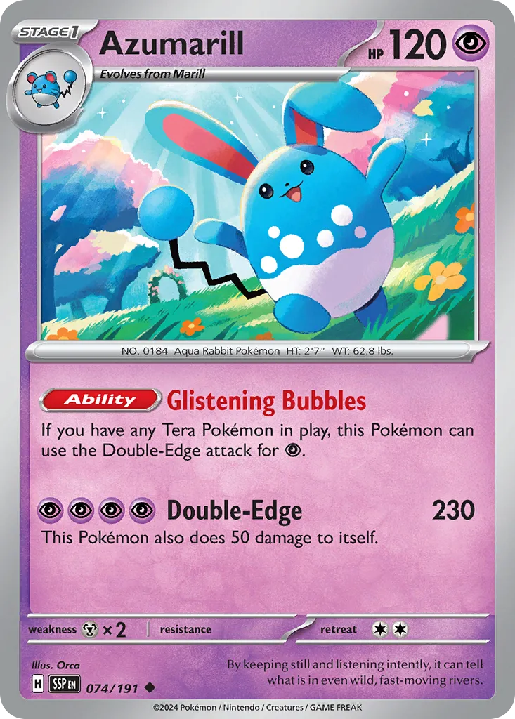 Azumarill - Surging Sparks