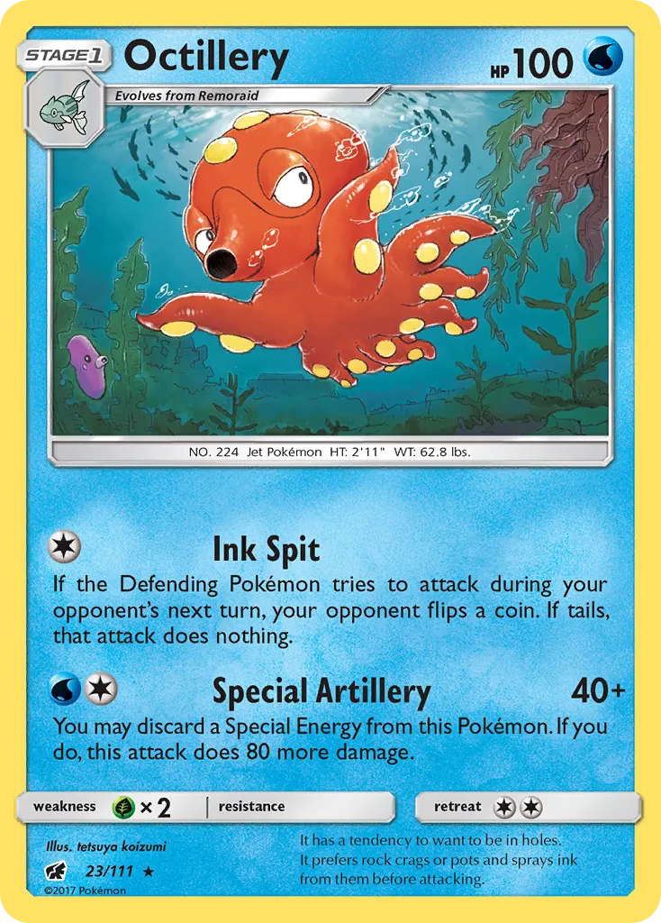 Octillery - Crimson Invasion