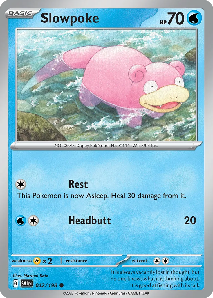 Slowpoke - Scarlet & Violet