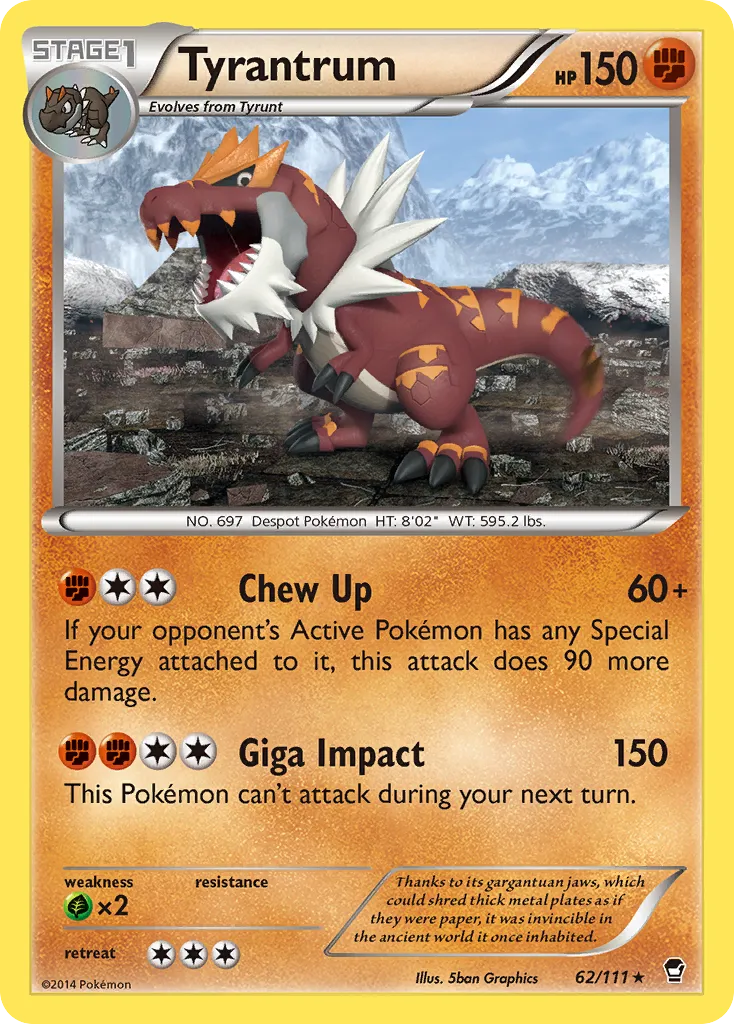 Tyrantrum - Furious Fists