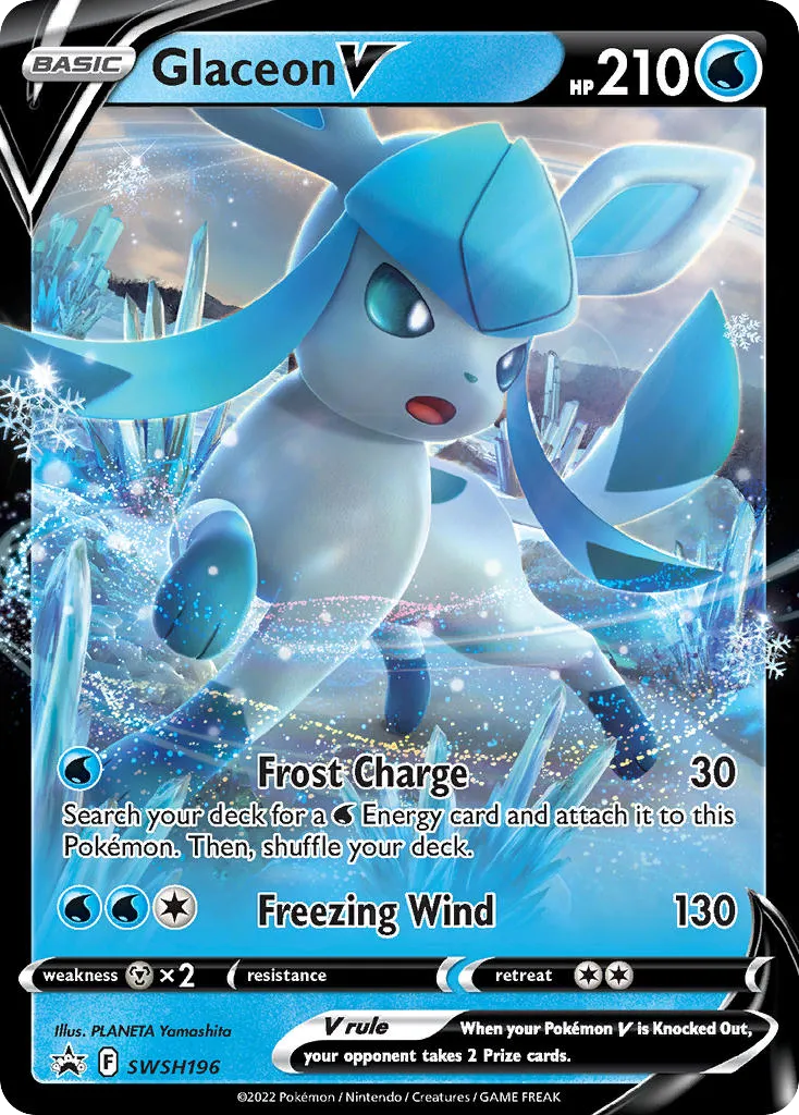 Glaceon V - SWSH Black Star Promos