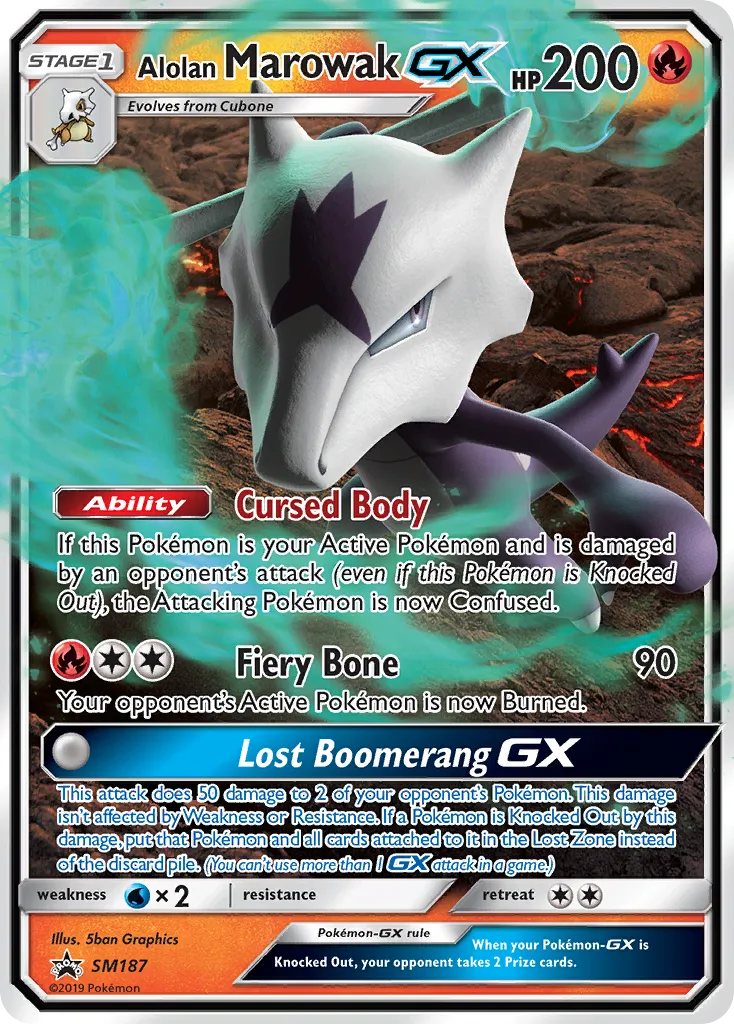 Alolan Marowak-GX - SM Black Star Promos
