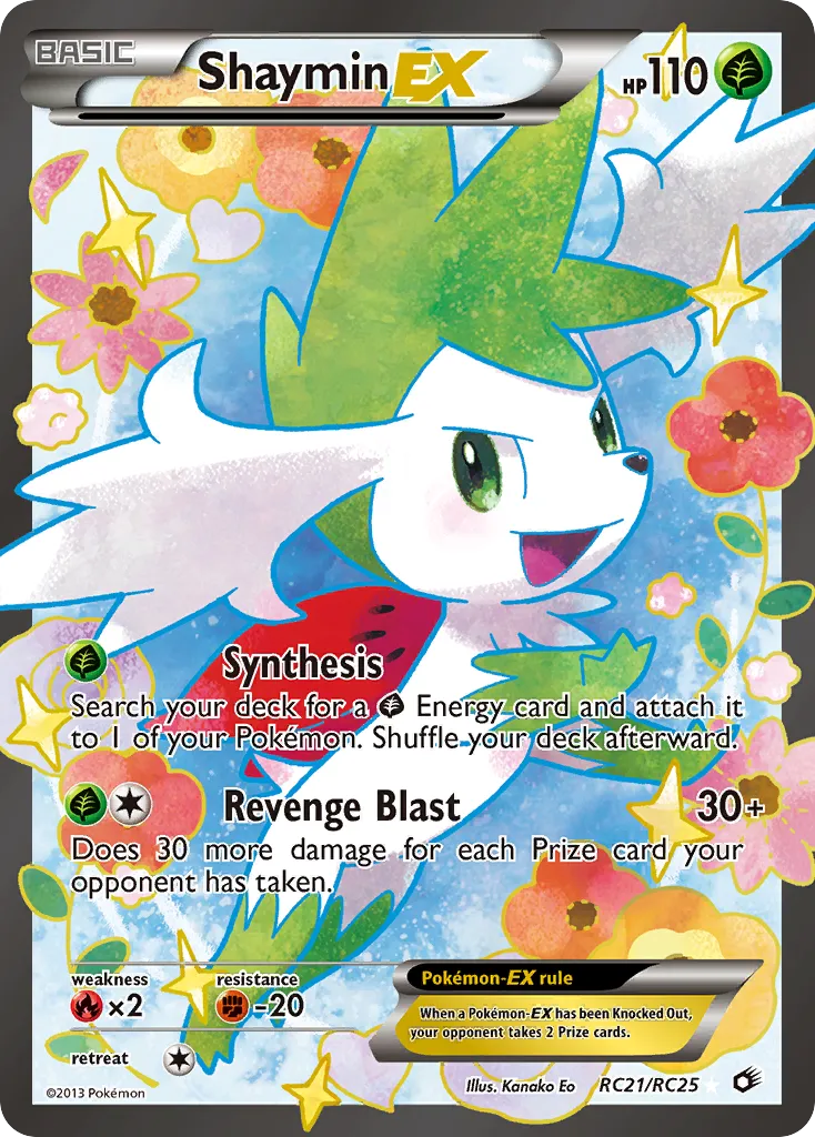 Shaymin-EX - Legendary Treasures