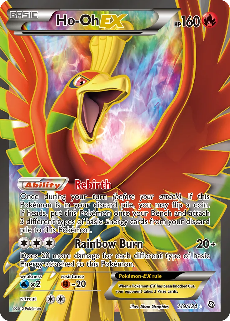 Ho-Oh-EX - Dragons Exalted