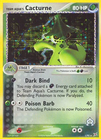 Team Aqua's Cacturne - Team Magma vs Team Aqua