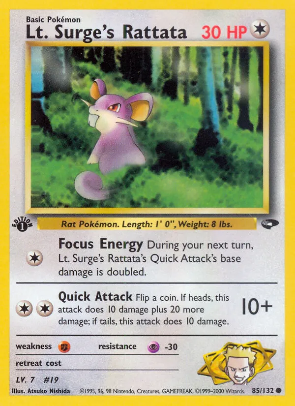 Lt. Surge's Rattata - Gym Challenge