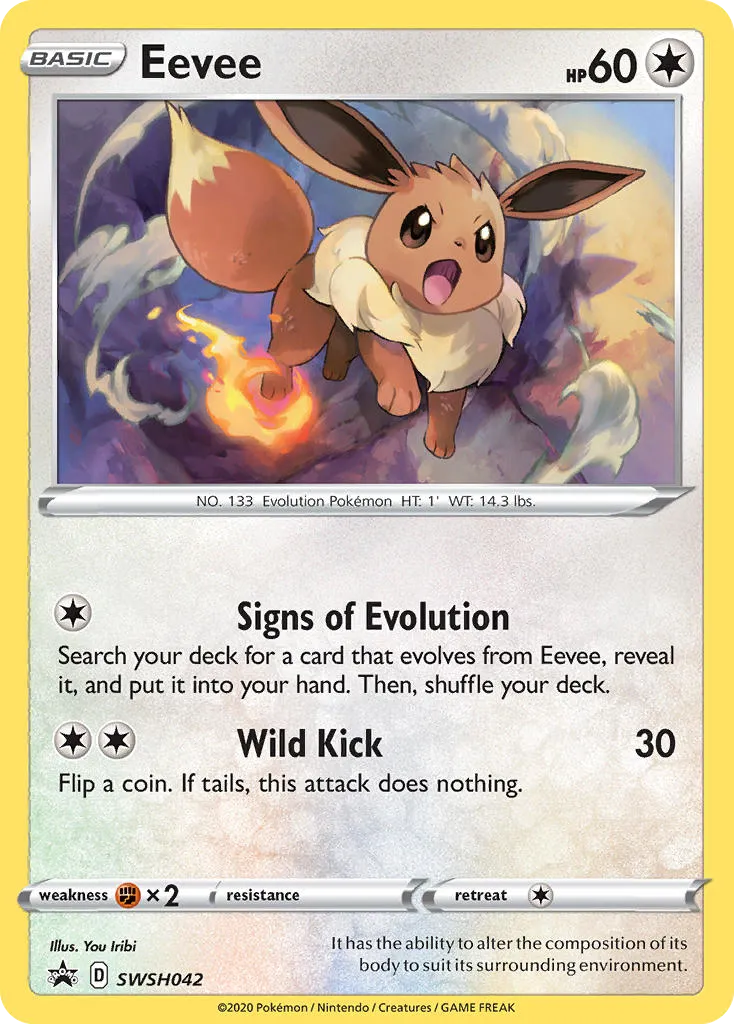 Eevee - SWSH Black Star Promos