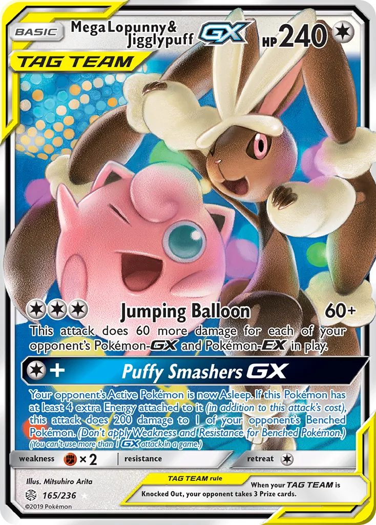 Mega Lopunny & Jigglypuff-GX - Cosmic Eclipse