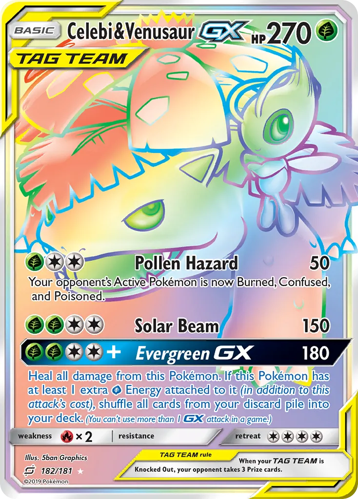 Celebi & Venusaur-GX - Team Up