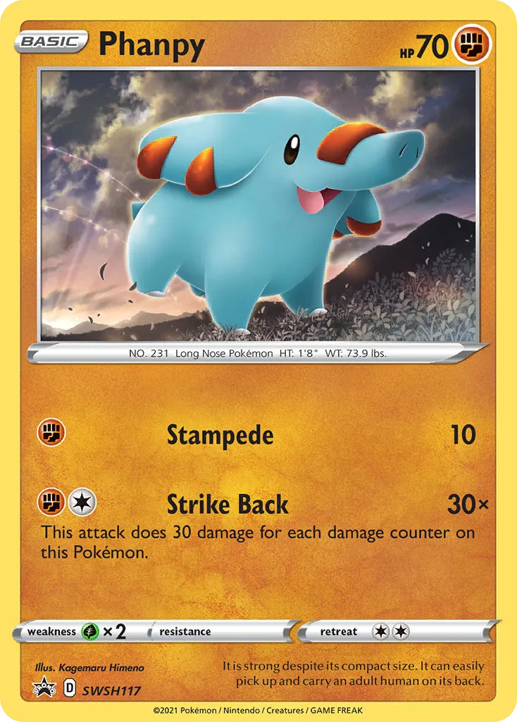 Phanpy - SWSH Black Star Promos