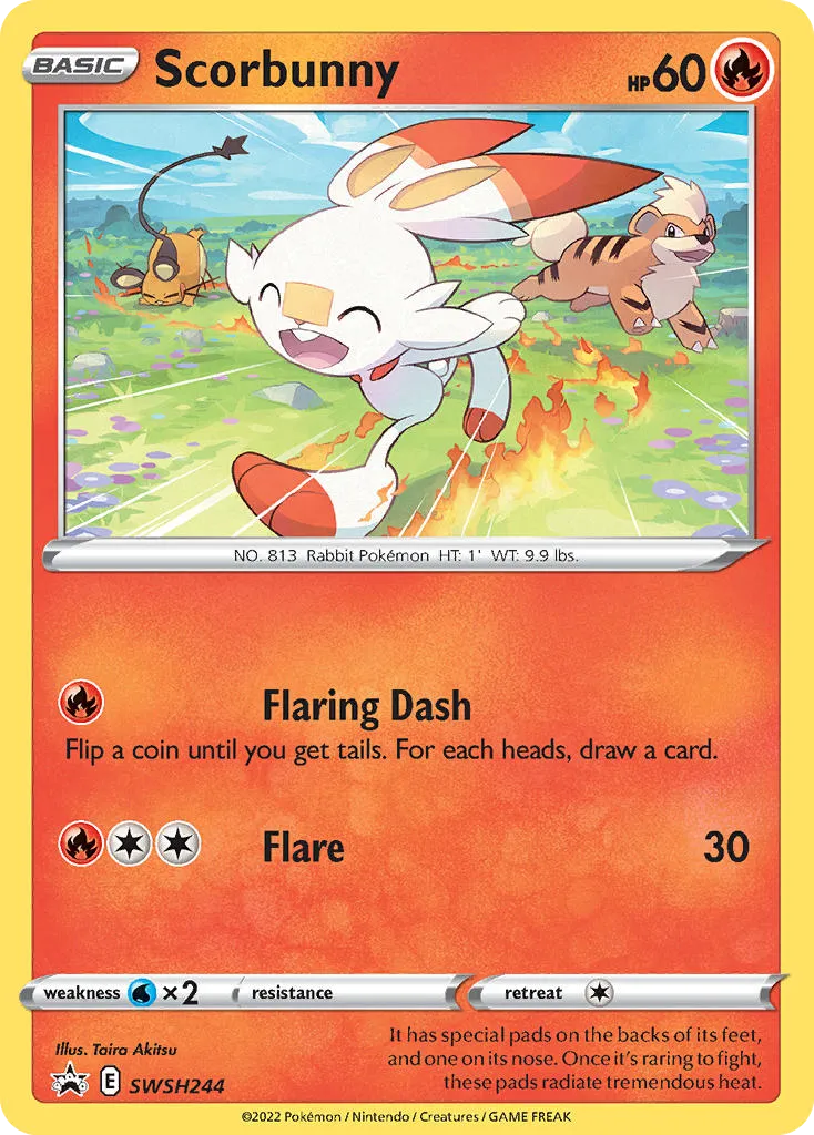 Scorbunny - SWSH Black Star Promos