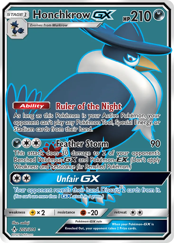 Honchkrow-GX - Unbroken Bonds