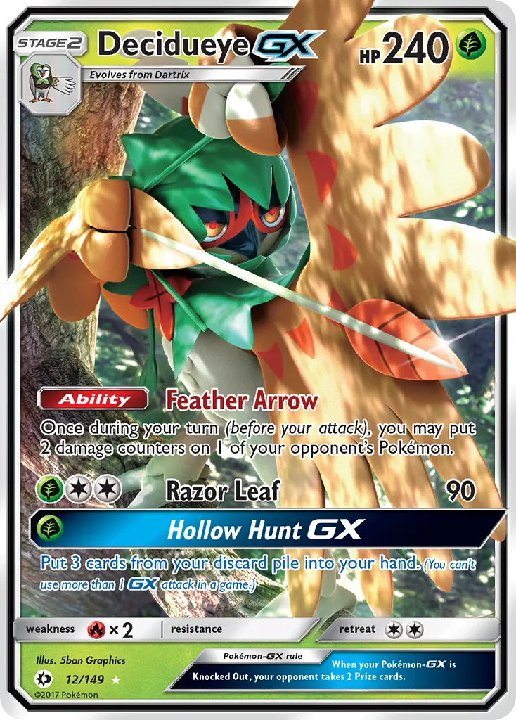 Decidueye-GX - Sun & Moon