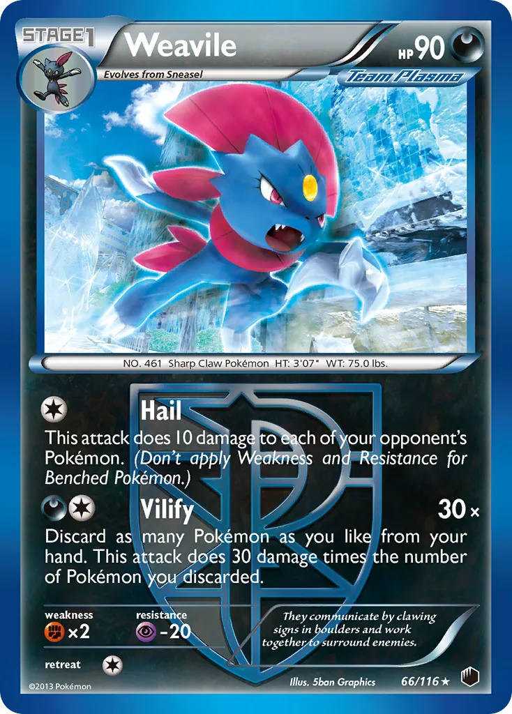 Weavile - Plasma Freeze