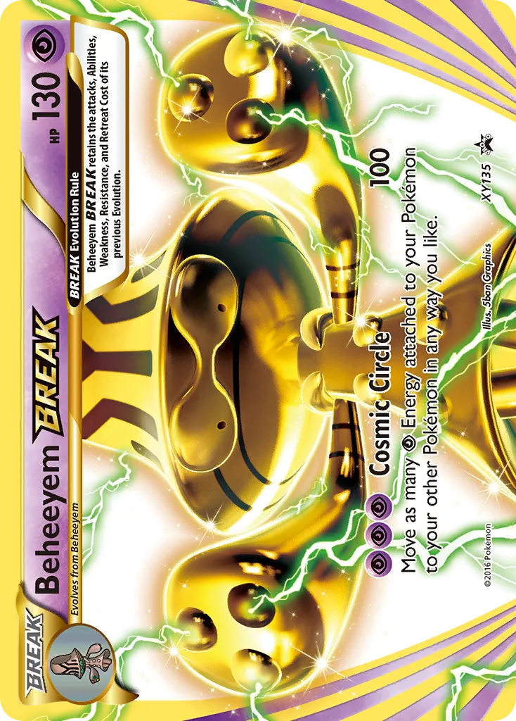 Beheeyem BREAK - XY Black Star Promos