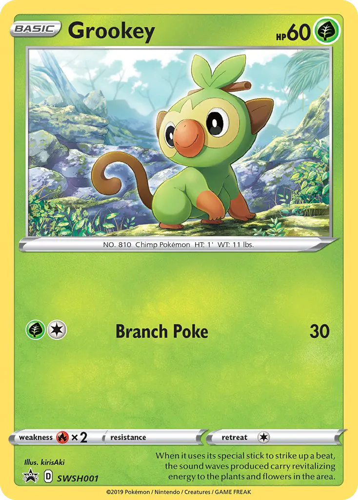 Grookey - SWSH Black Star Promos