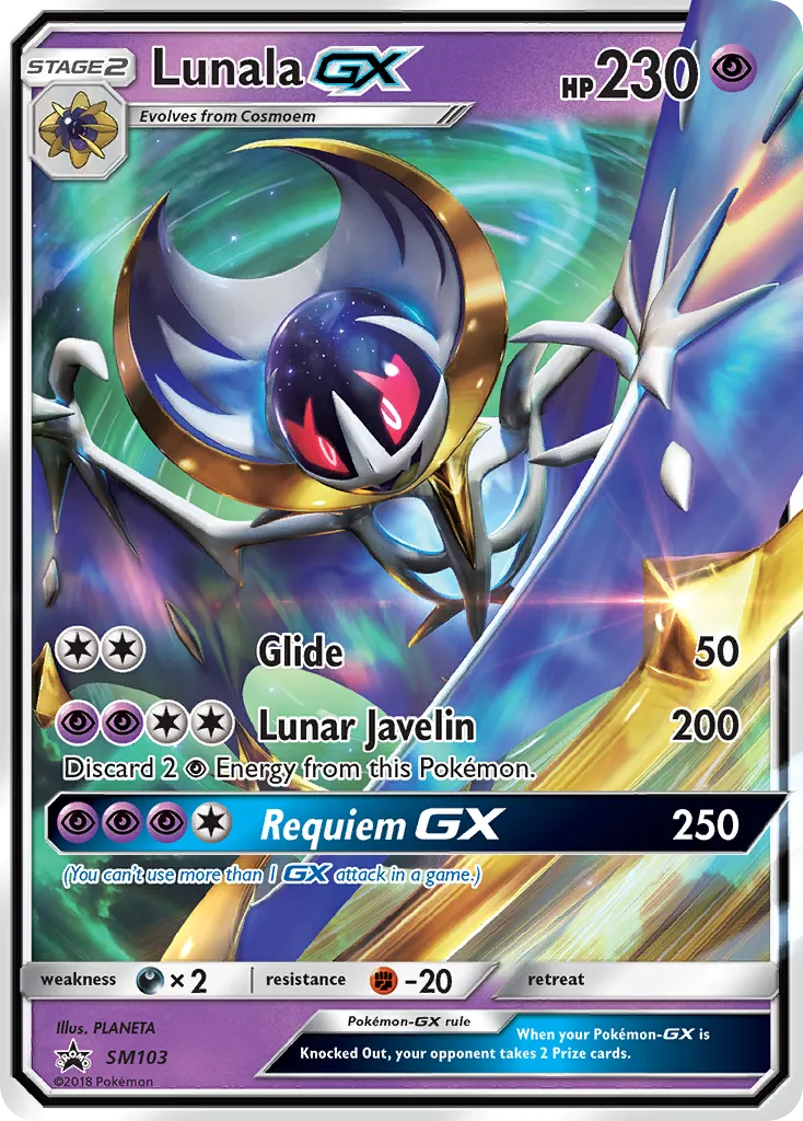 Lunala-GX - SM Black Star Promos