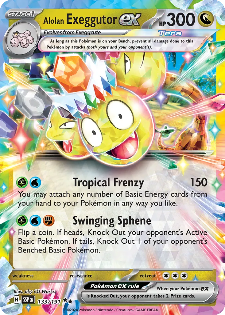 Alolan Exeggutor ex - Surging Sparks