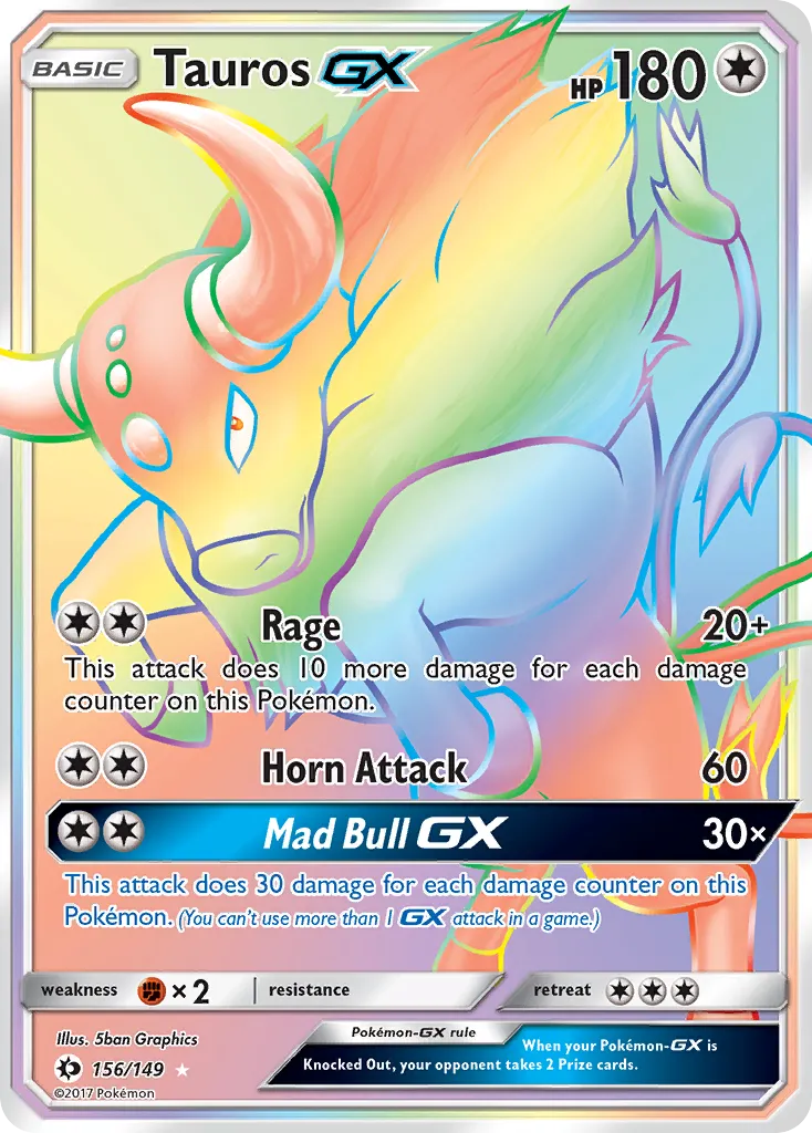 Tauros-GX - Sun & Moon