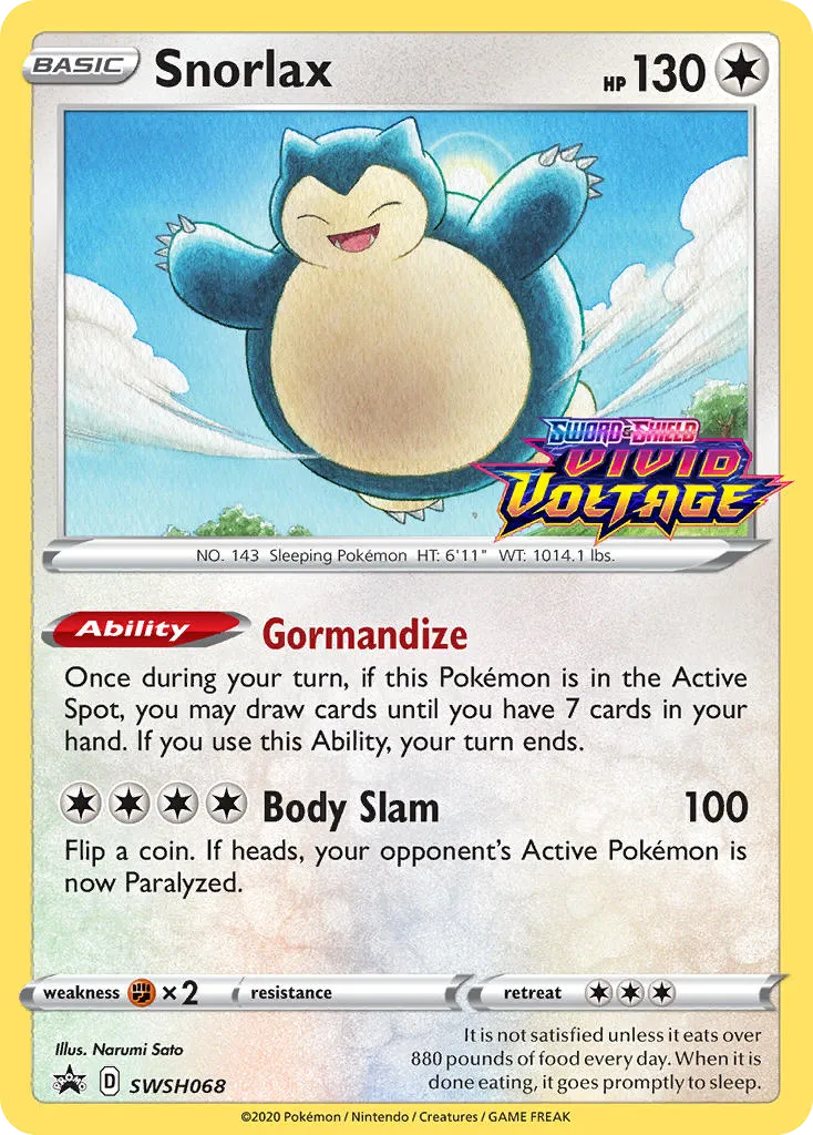 Snorlax - SWSH Black Star Promos