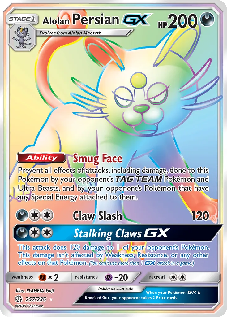 Alolan Persian-GX - Cosmic Eclipse