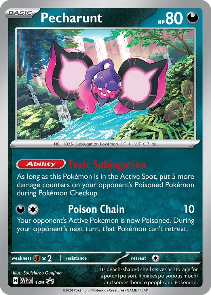 Pecharunt - Scarlet & Violet Black Star Promos