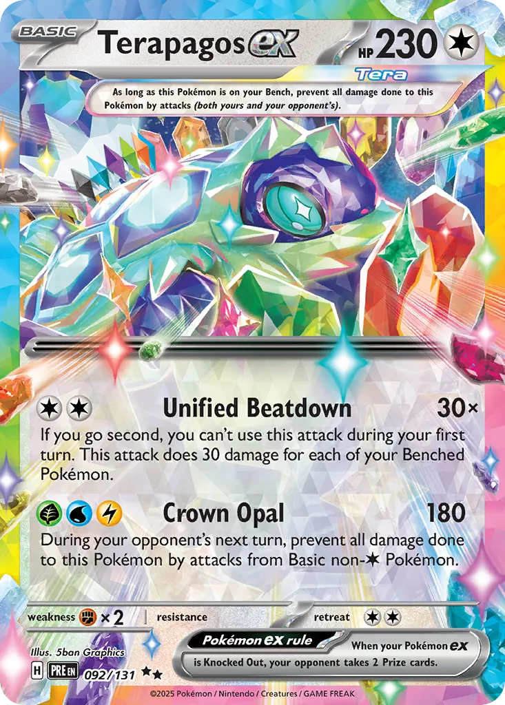 Terapagos ex - Prismatic Evolutions