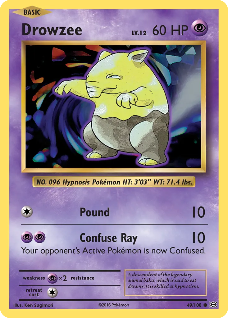 Drowzee - Evolutions