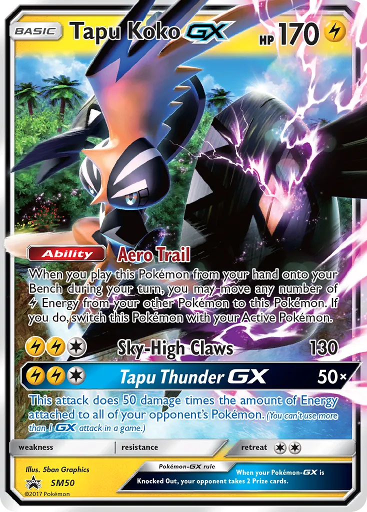 Tapu Koko-GX - SM Black Star Promos