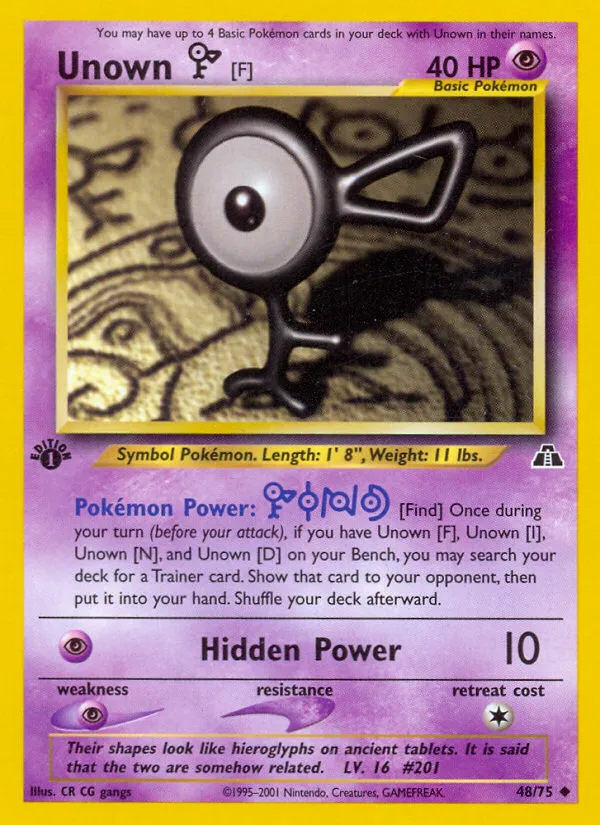 Unown [F] - Neo Discovery