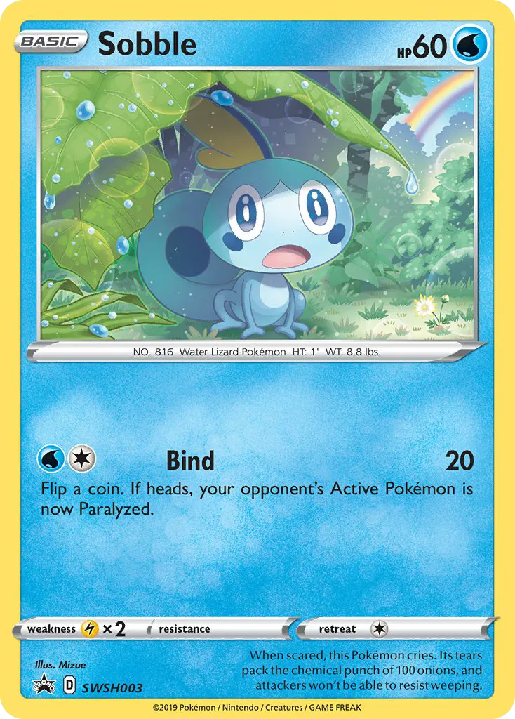 Sobble - SWSH Black Star Promos