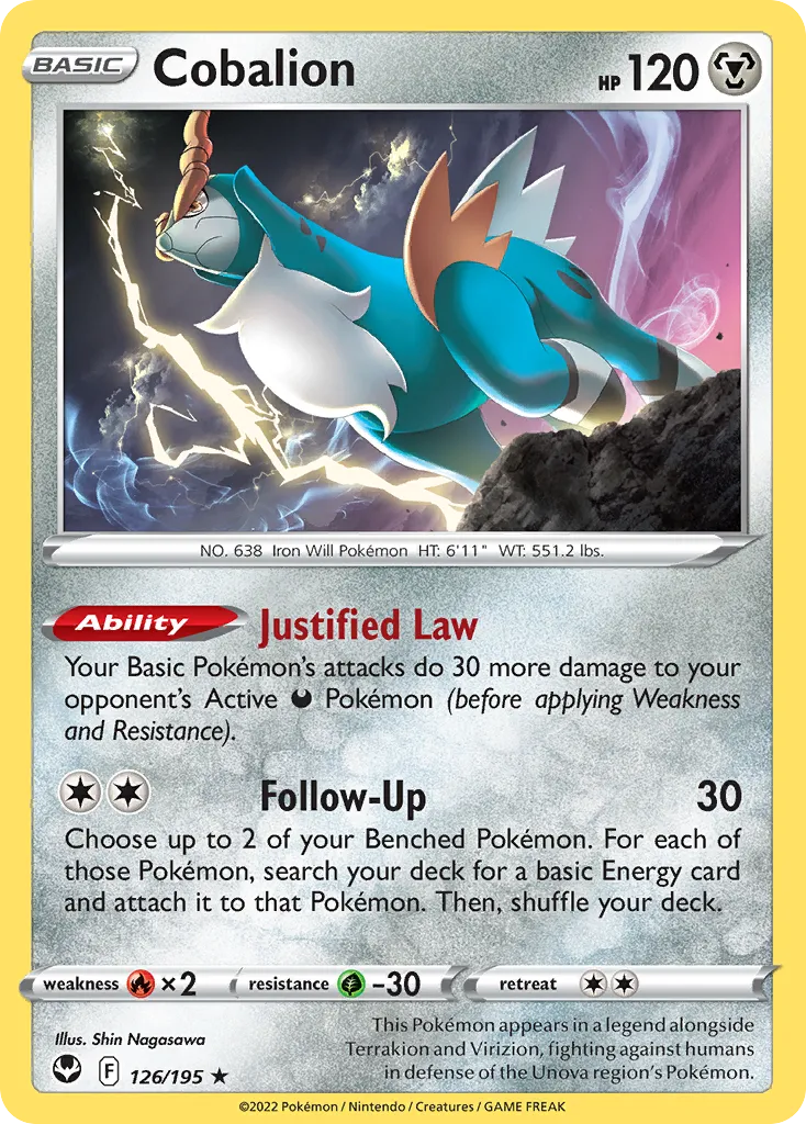 Cobalion - Silver Tempest