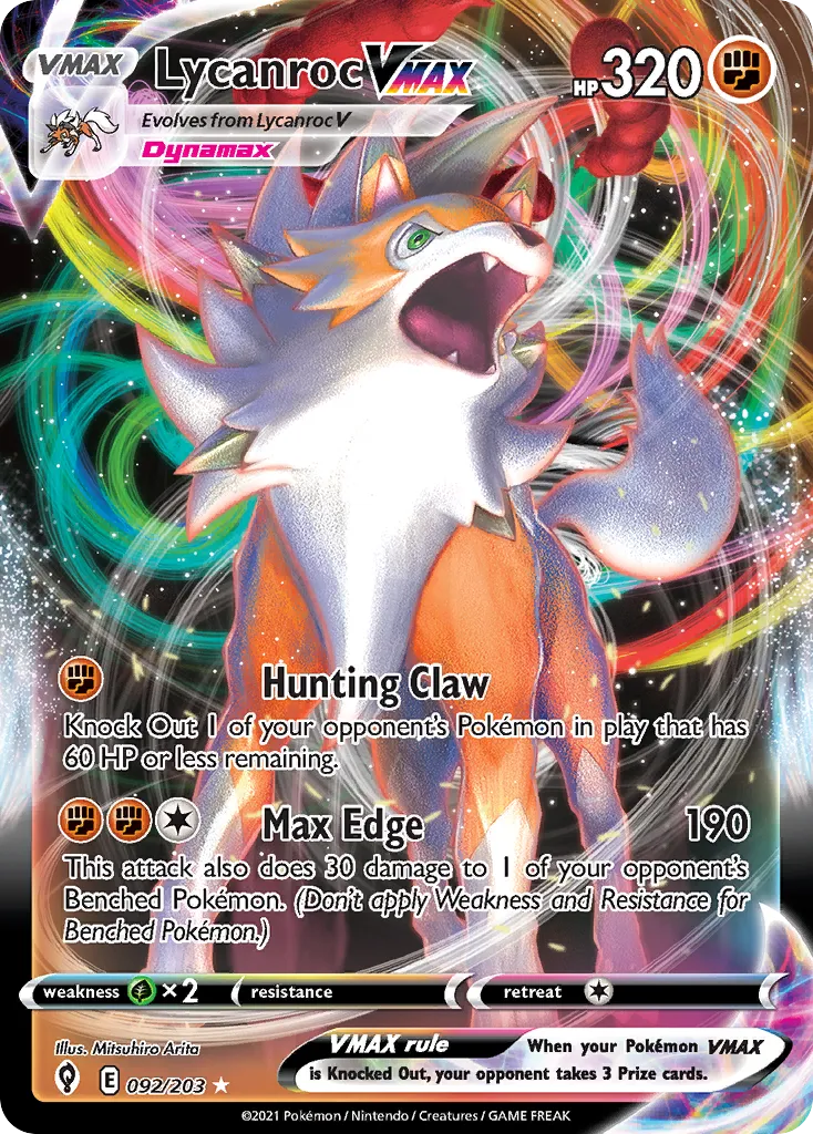 Lycanroc VMAX - Evolving Skies