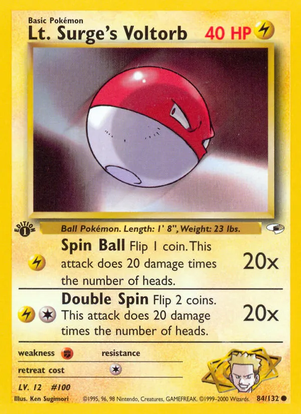 Lt. Surge's Voltorb - Gym Heroes