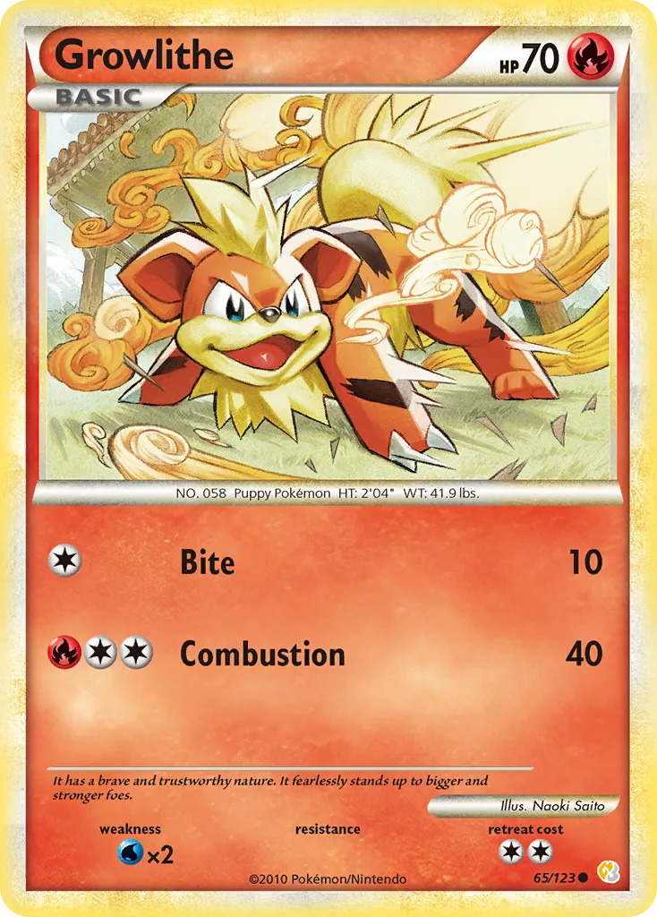 Growlithe - HeartGold & SoulSilver