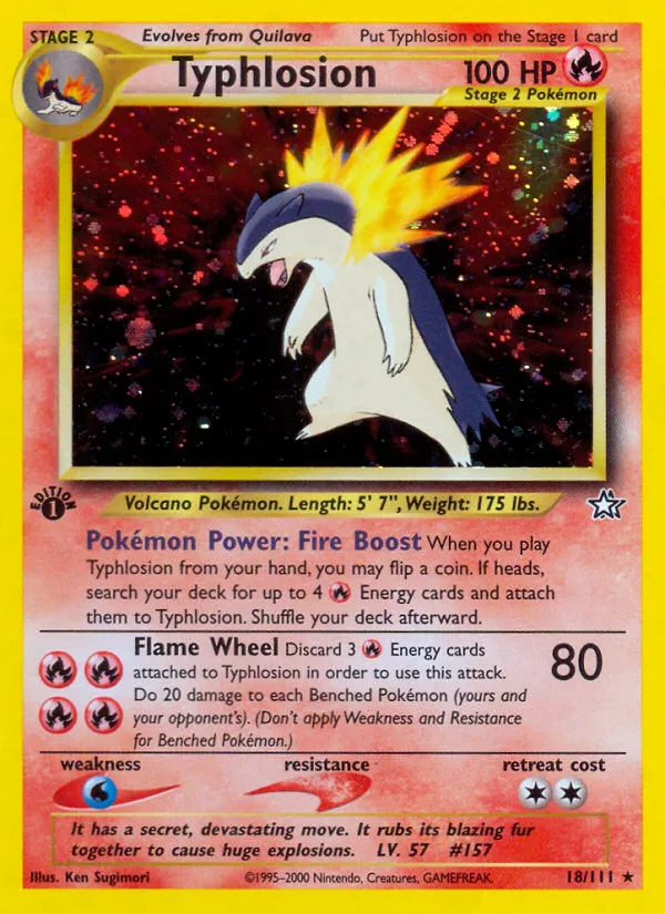 Typhlosion - Neo Genesis