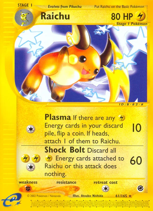 Raichu - Expedition Base Set