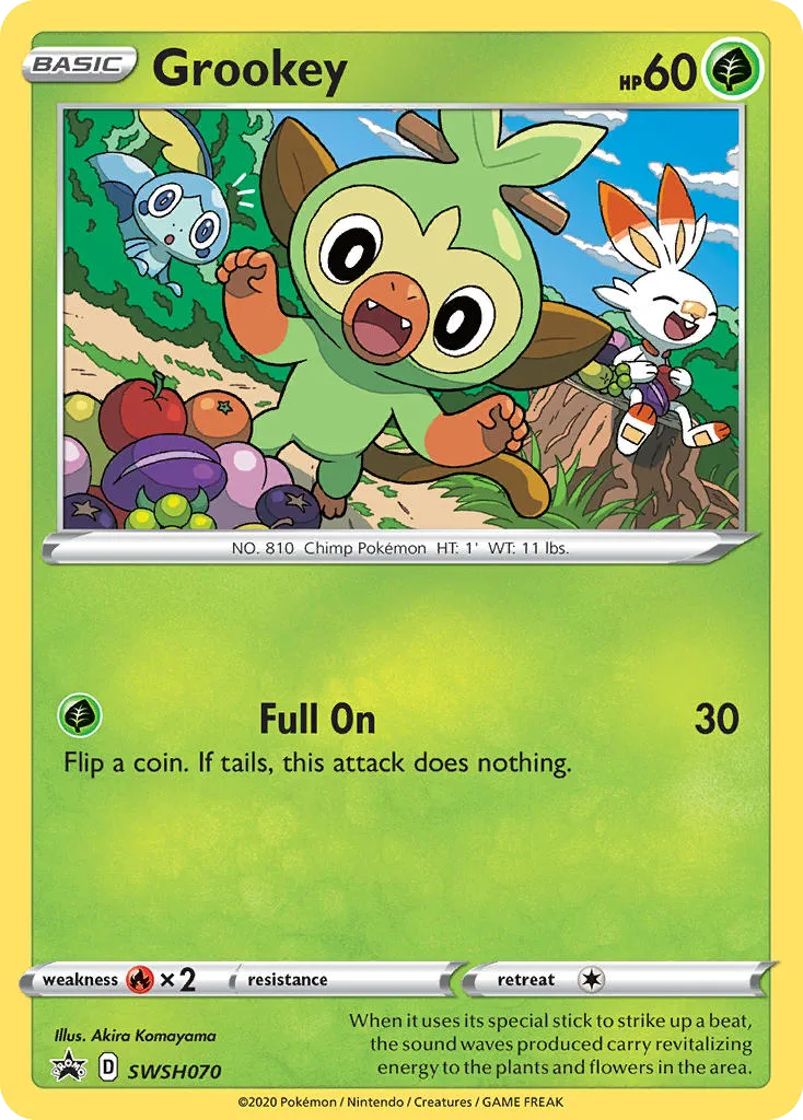 Grookey - SWSH Black Star Promos